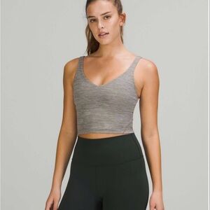 Lululemon Align Tank Top Heathered Rover Gray Size 8